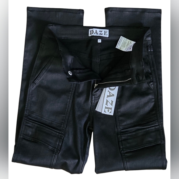 DAZE Straight Up Cargo High Rise Straight Leg Ankle - Picture 7 of 10